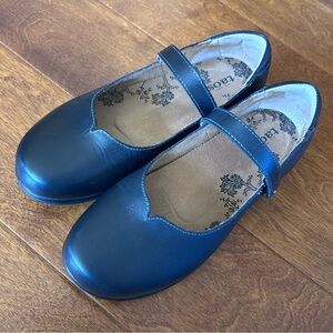 Taos Women’s Routine Black Leather Mary Jane Shoes Ballet Flat Comfort US 6.5